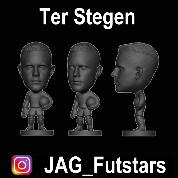 Free STL file Ter Stegen - Soccer STL・3D print design to download・Cults